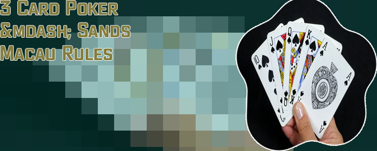 Flush 3 card poker