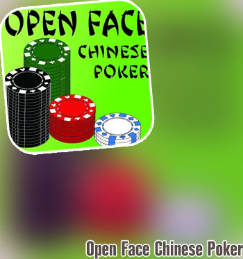 Open face chinese poker