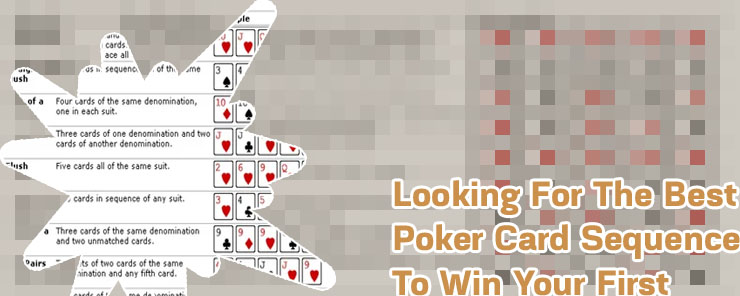 Poker card sequence