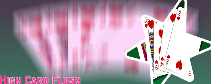 Running flush poker